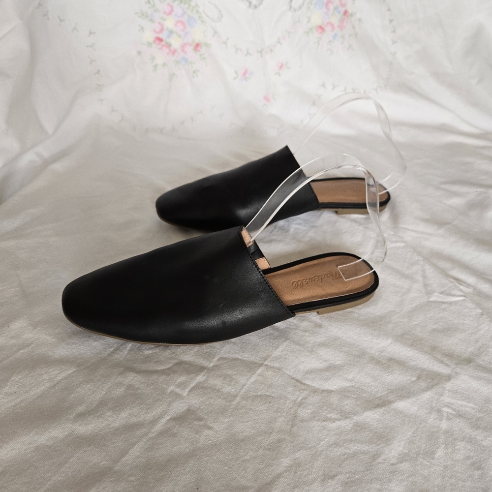 Black Leather Mules by Madewell 10